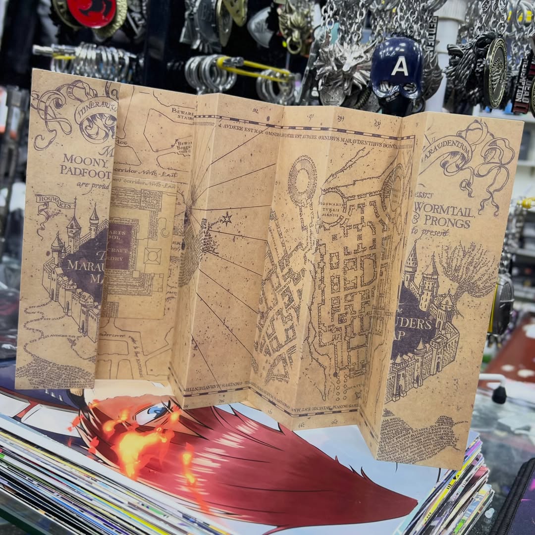 Marauder's Map Harry Potter Letter and Train Ticket - alternate view