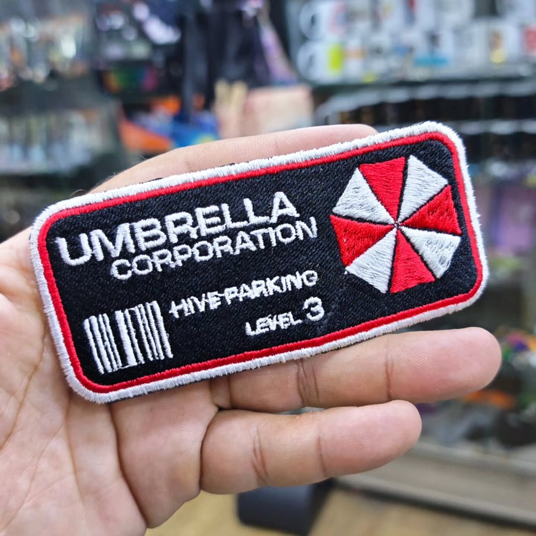 Embroidered Patch Umbrella Resident Evil Hive 3 115 x 65 MM - alternate view