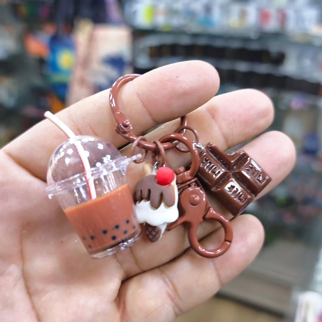 Milkshake Coffee Keychain - alternate view