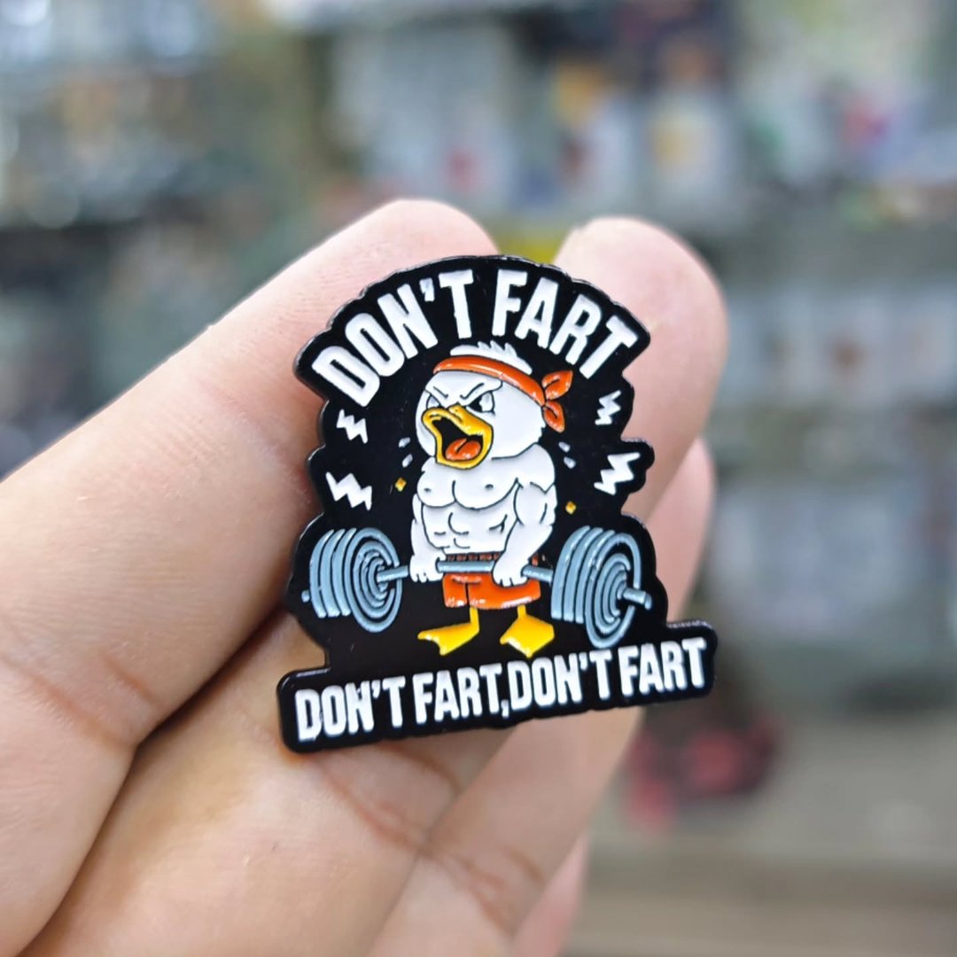 Dont Fart Body Pins - alternate view