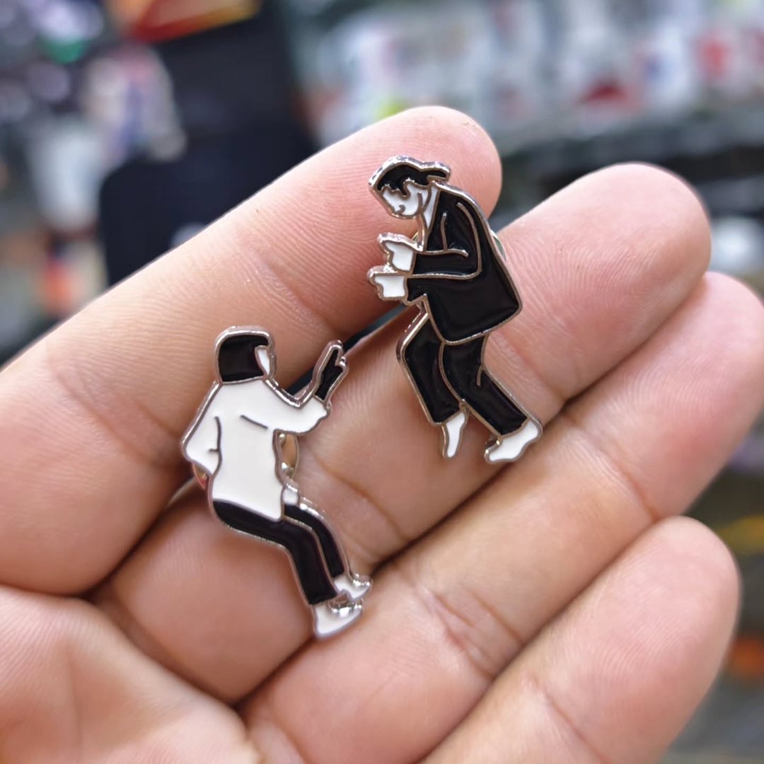 Pulp Fiction Pins - alternate view