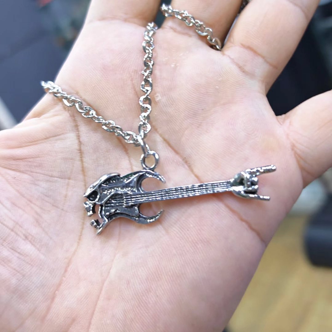 Guitar Necklace - alternate view