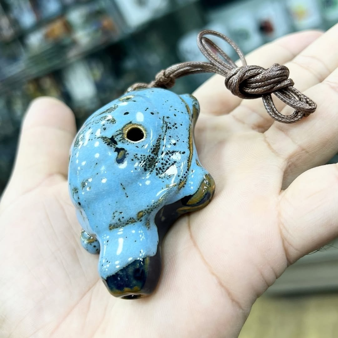 Flute Ocarina B #60 - alternate view