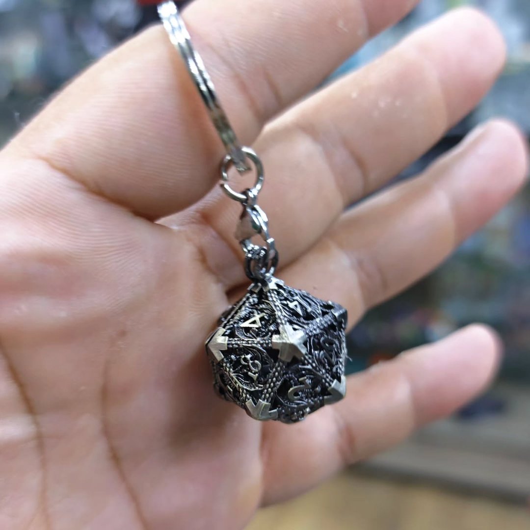 Dungeons and Dragons Keychain - alternate view