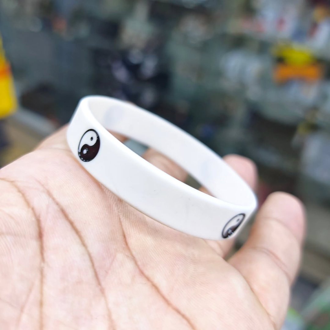 Yin Yang Silicone Bracelet - alternate view