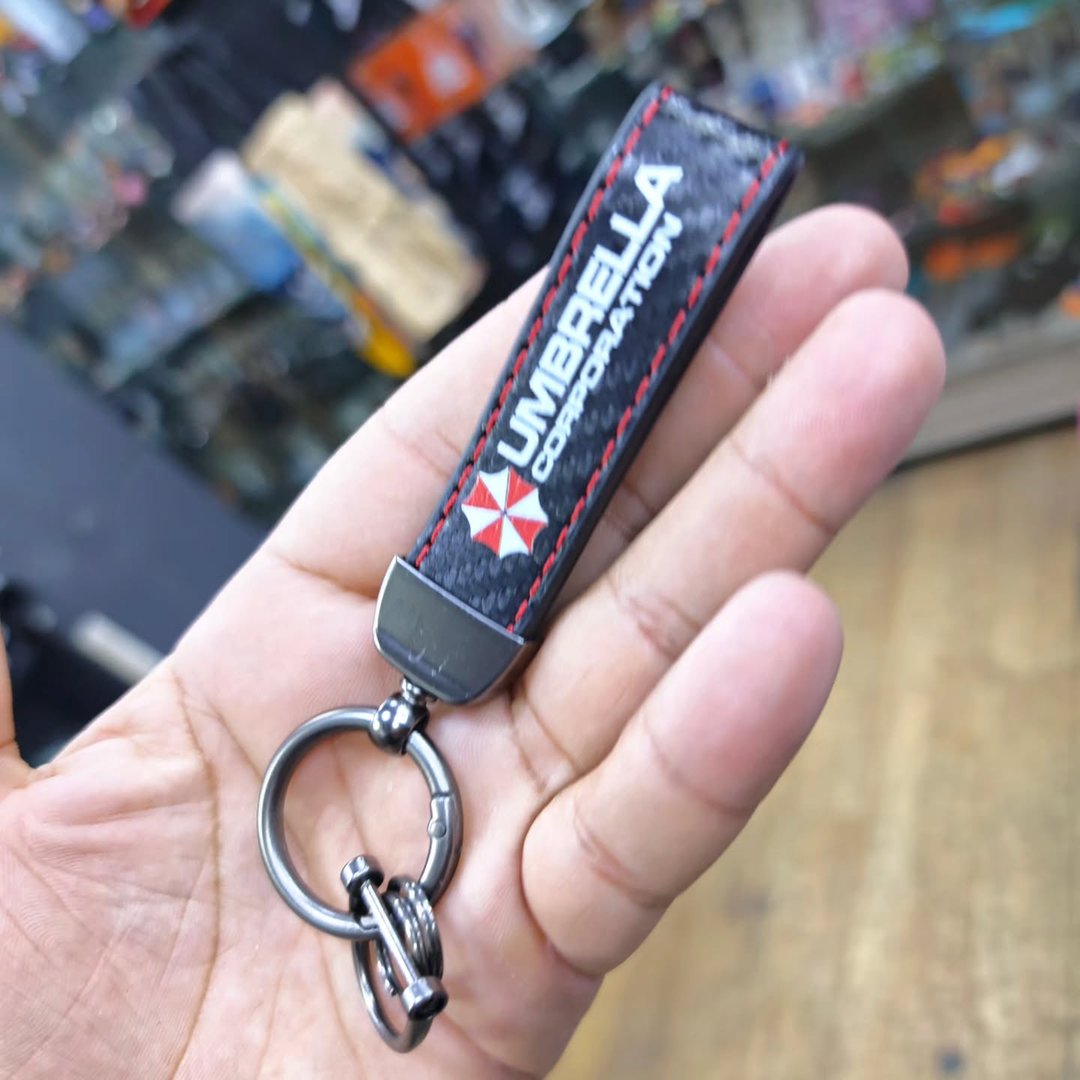 Resident Evil Umbrella Corporation Keychain - alternate view