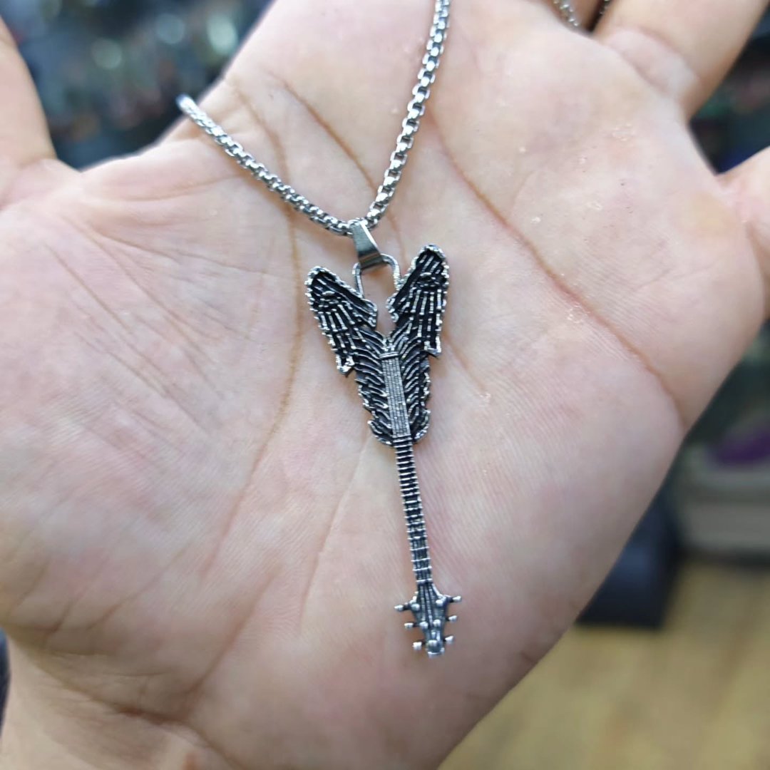 Guitar Necklace - alternate view
