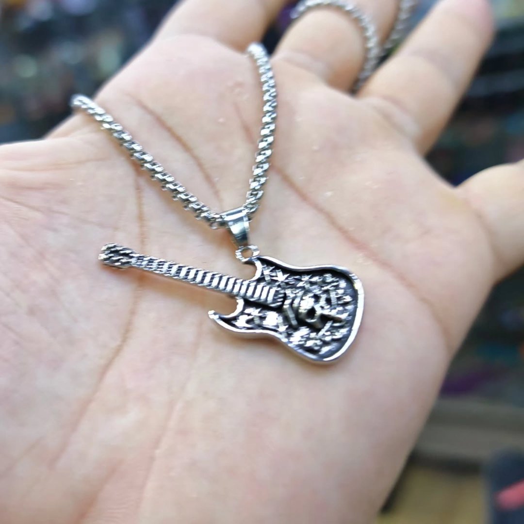 Guitar Necklace - alternate view