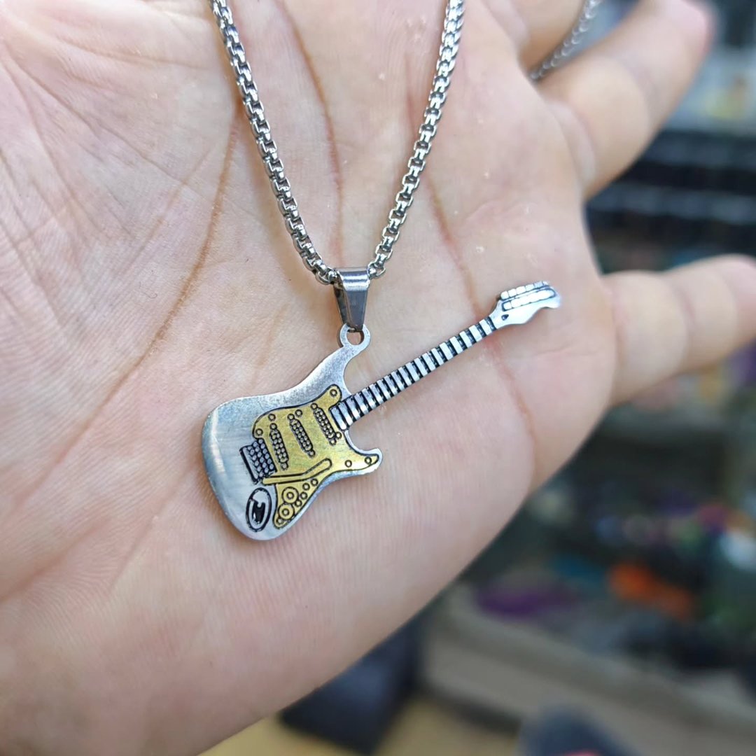 Guitar Necklace - alternate view