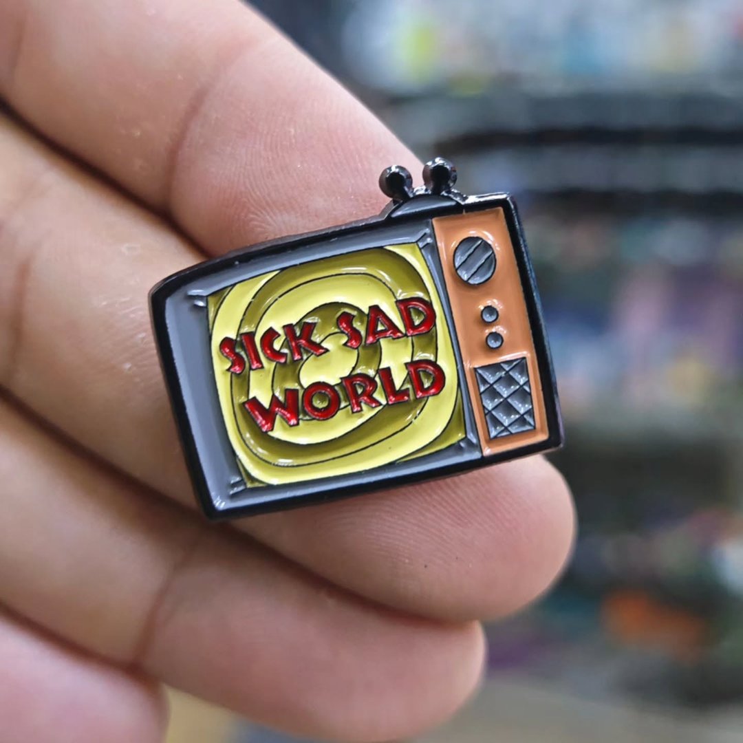 Television Pins - alternate view