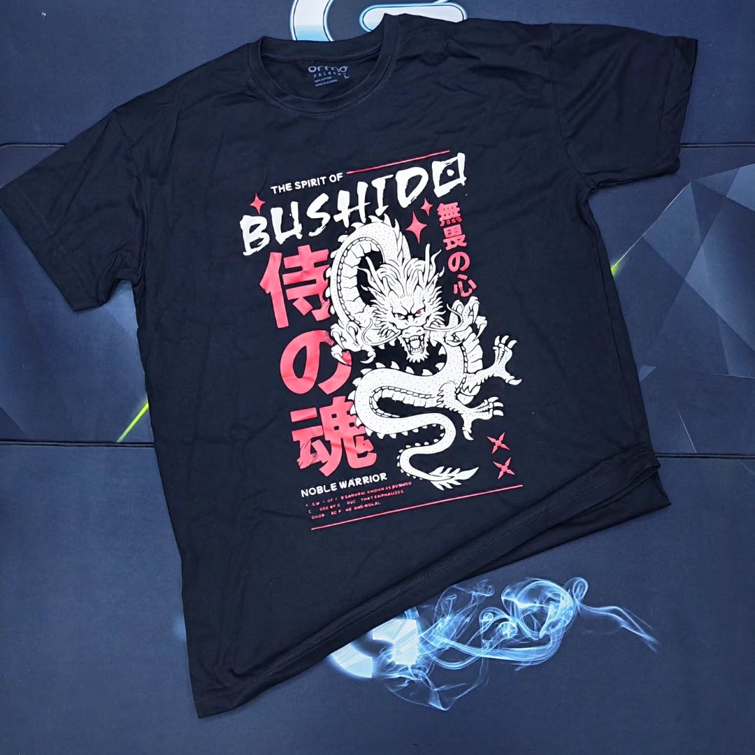 Bushido Taille L Noir T-Shirt - alternate view