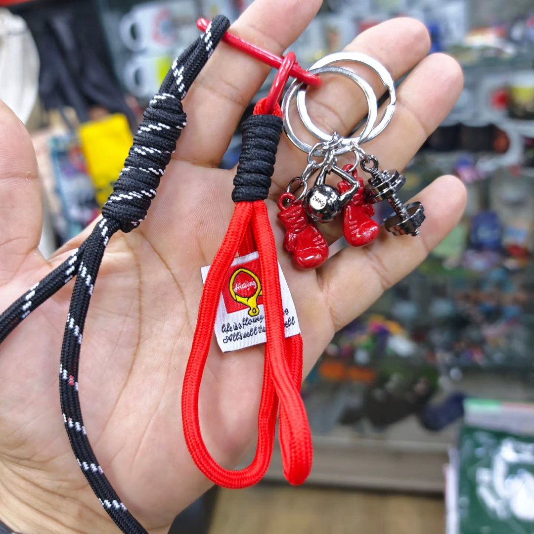 Bodybuilding Keychain - alternate view