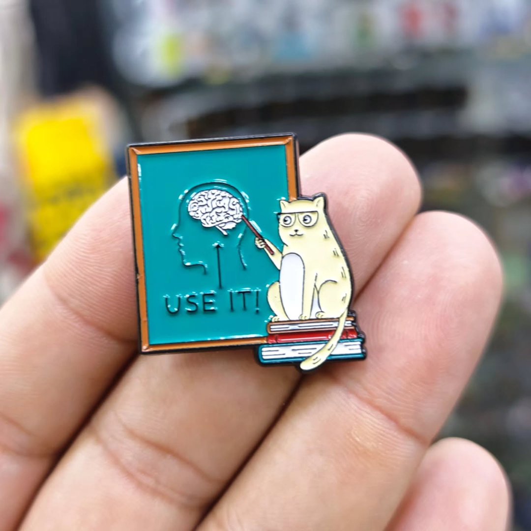 Cat Use It Pins - alternate view