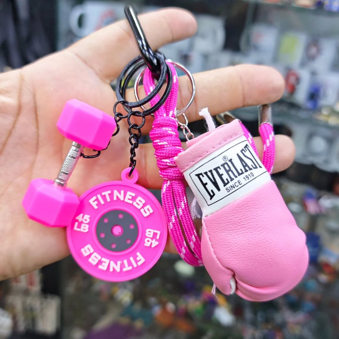 Bodybuilding Keychain - alternate view