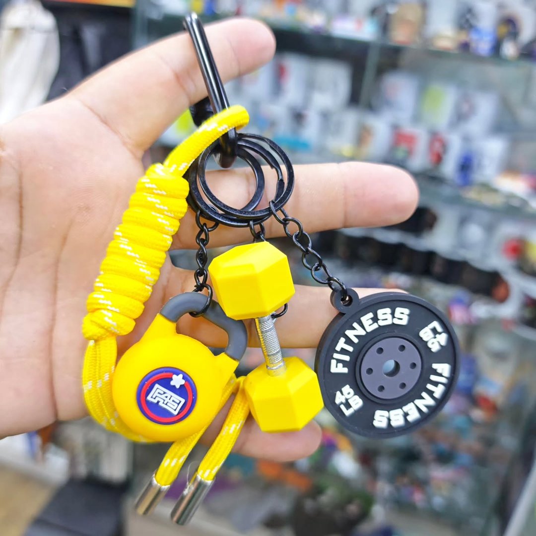 Bodybuilding Keychain - alternate view