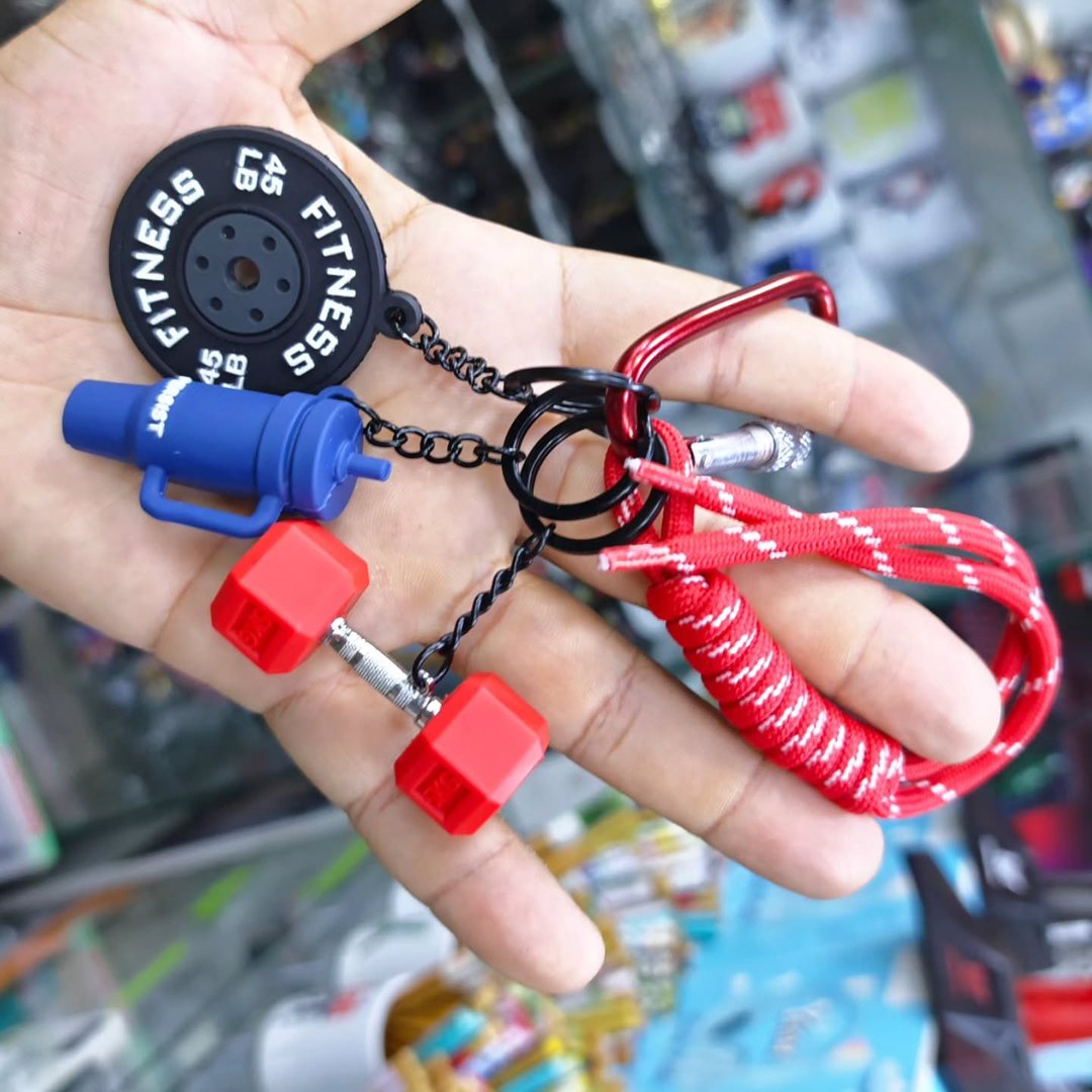 Bodybuilding Keychain - alternate view
