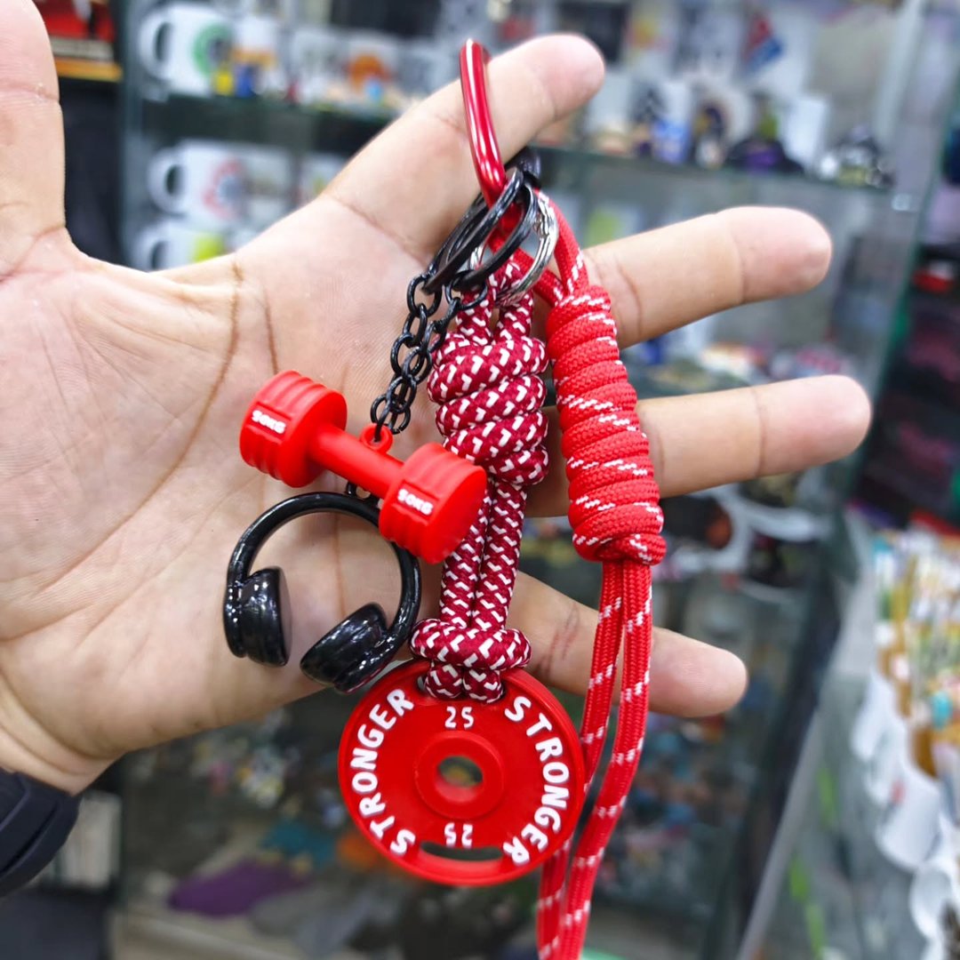 Bodybuilding Keychain - alternate view