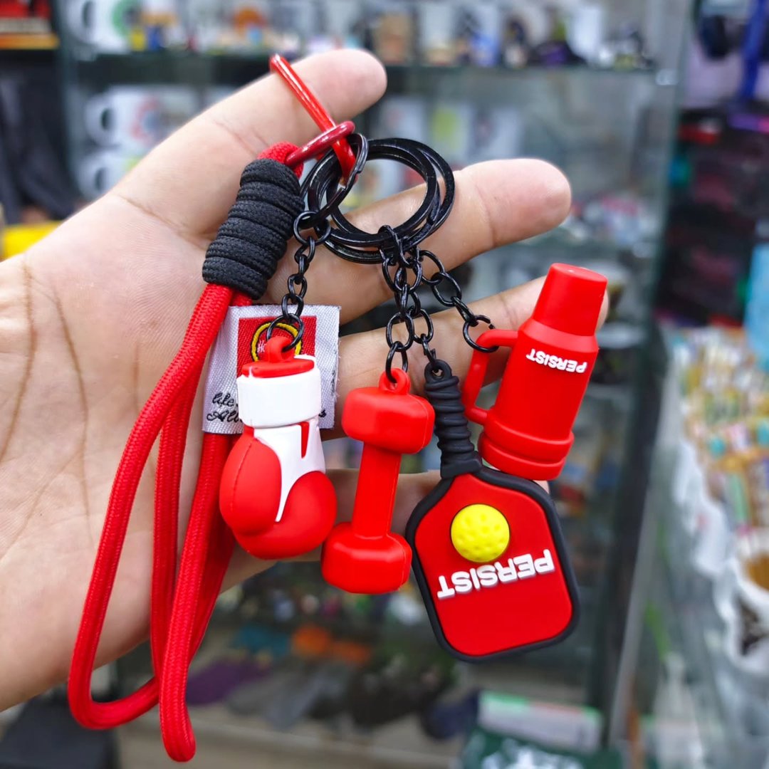 Bodybuilding Keychain - alternate view