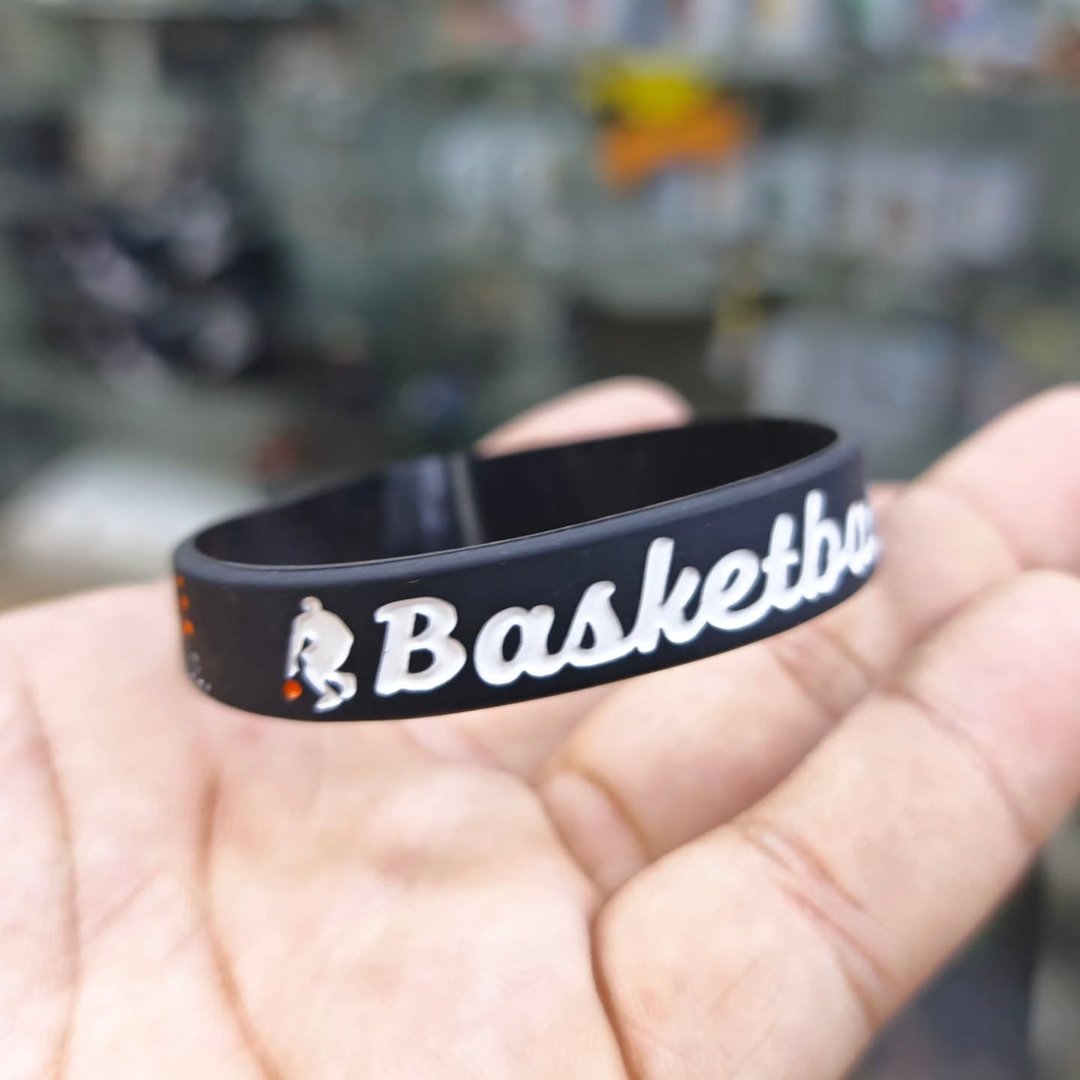 Victory Challenge Basketball Silicone Bracelet - alternate view
