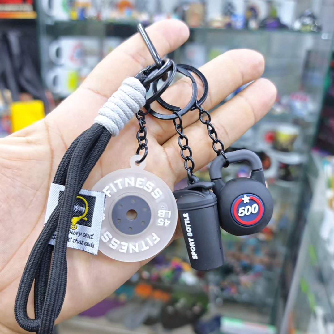 Bodybuilding Keychain - alternate view
