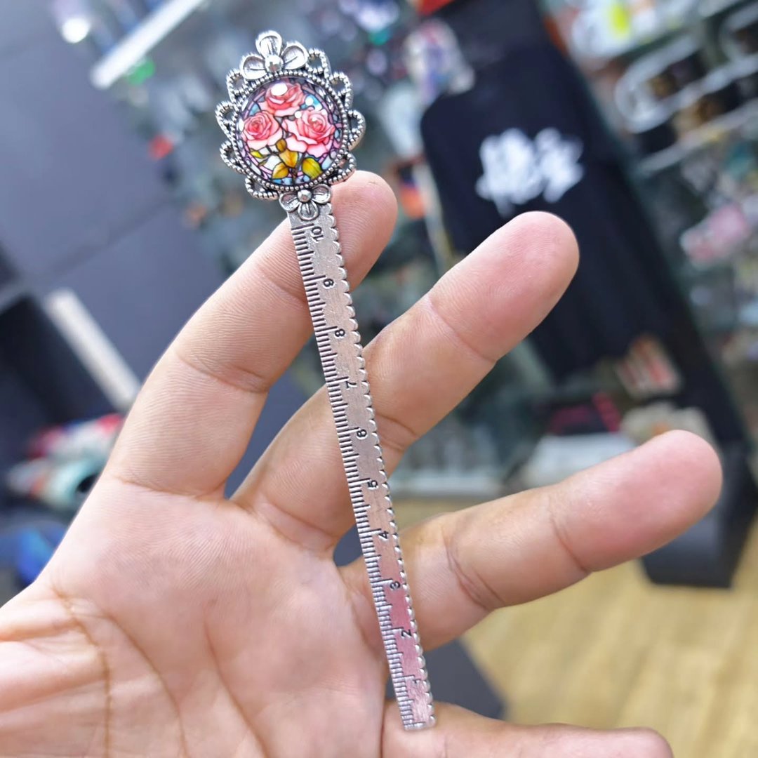 Flower Metal Ruler - alternate view