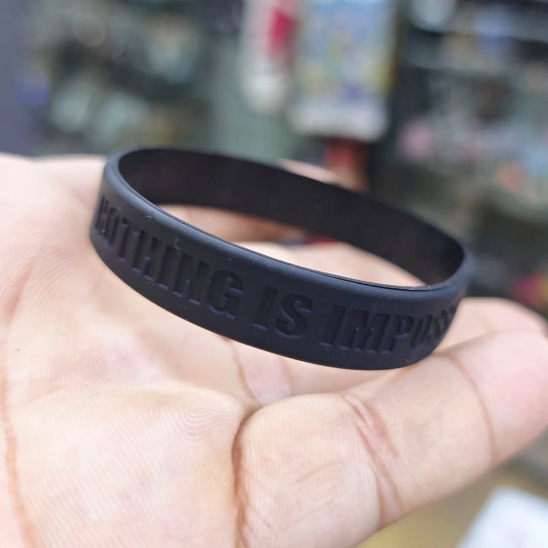 Nothing Is Impossible Silicone Bracelet - alternate view