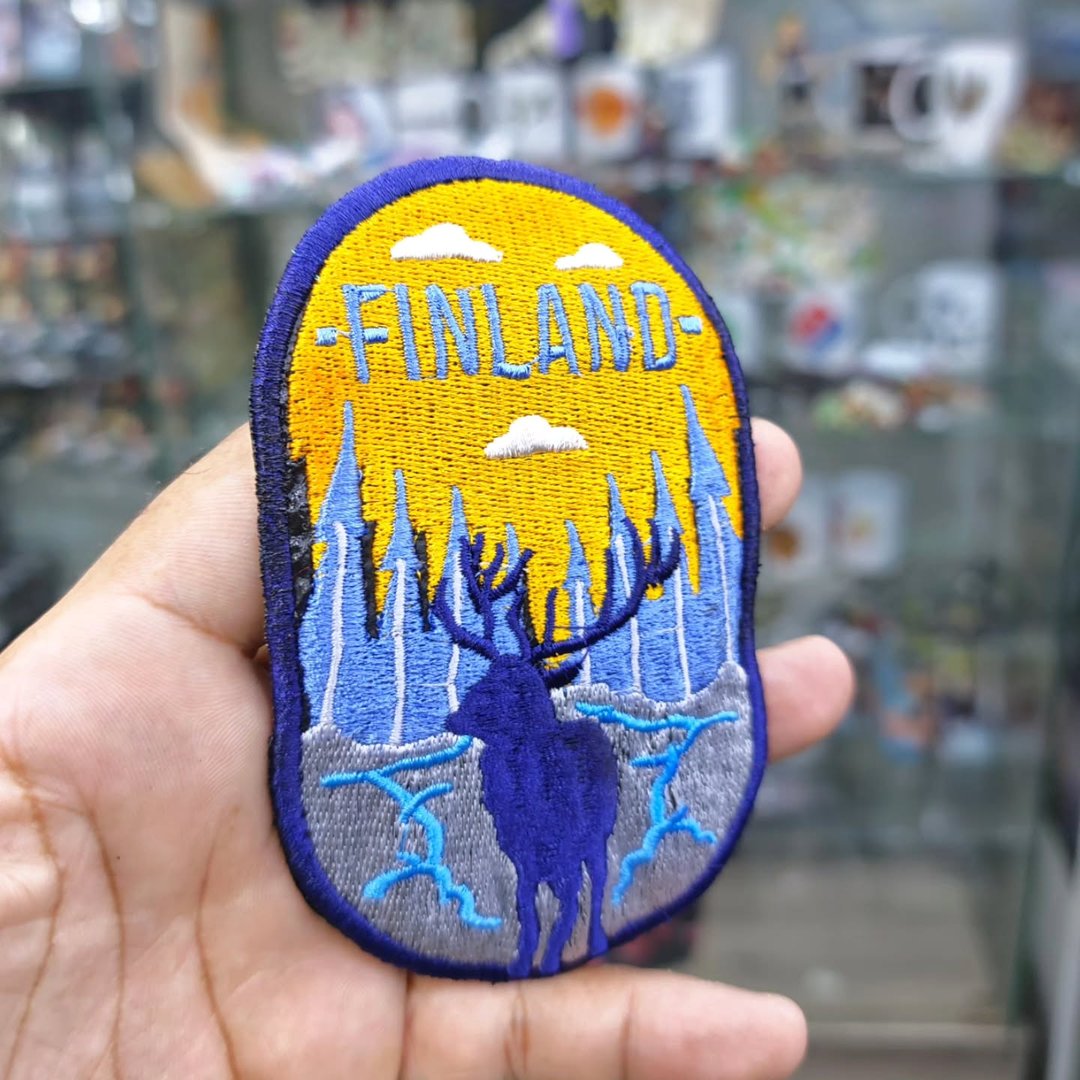 Embroidered Patch Finland 120 x 75 MM - alternate view