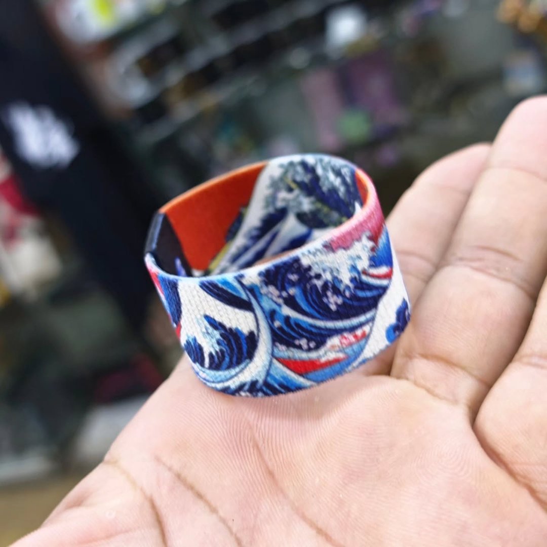 The Great Wave Bracelet - alternate view