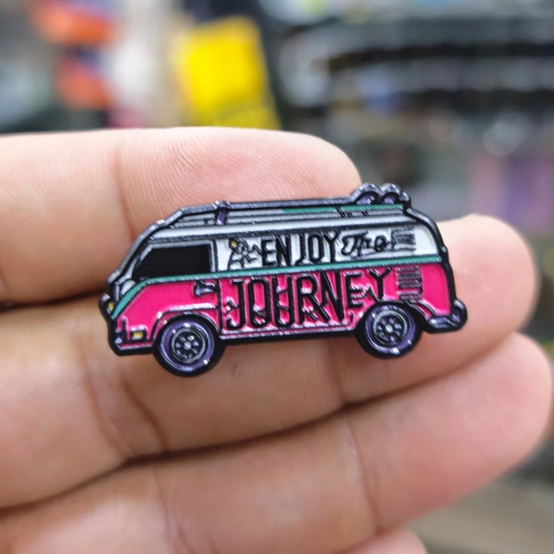 Enjoy The Journey Van Pins - alternate view