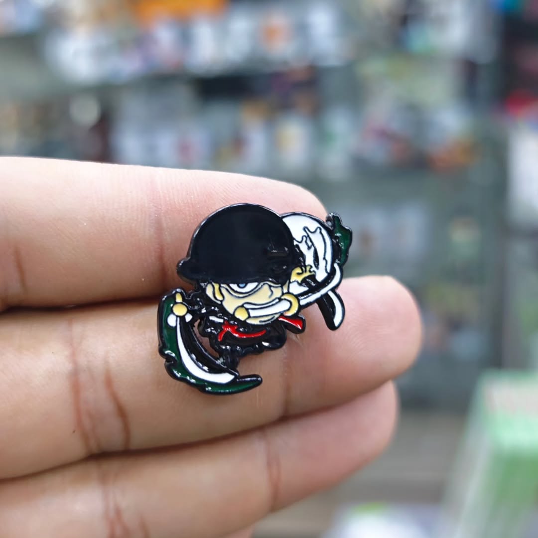 One Piece Zoro Pins - alternate view