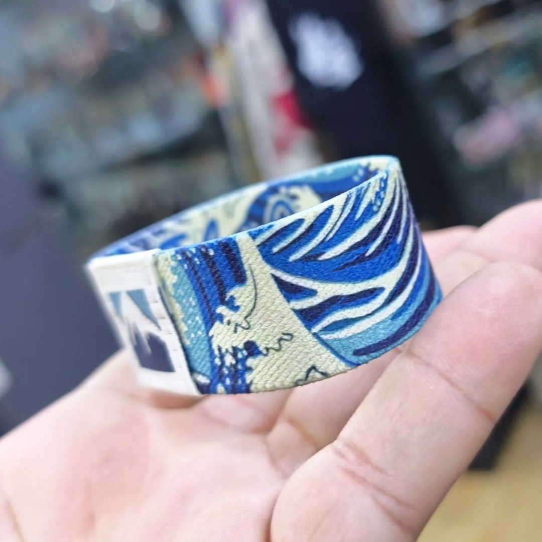 The Great Wave Bracelet - alternate view