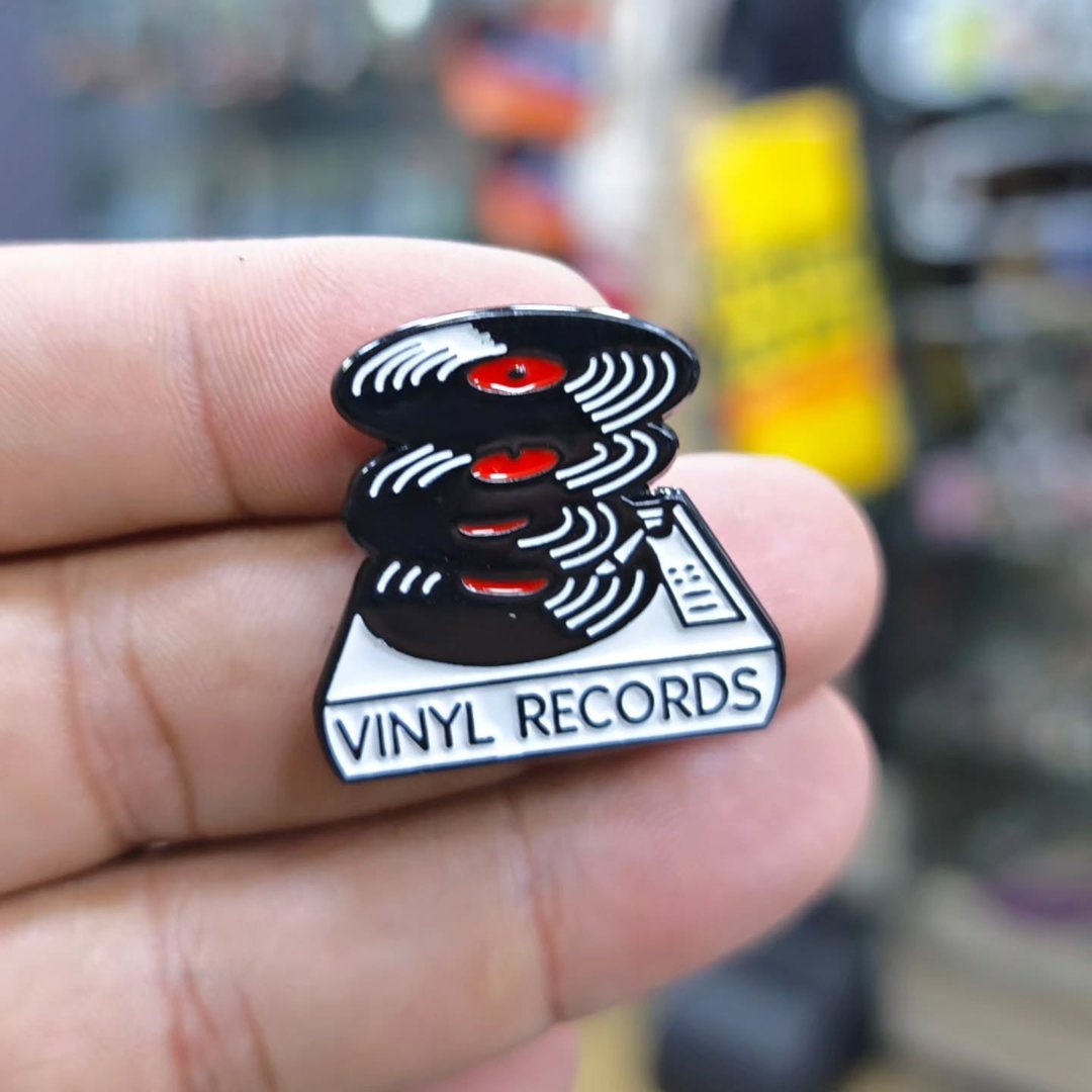 Vinyl Records Pins - alternate view