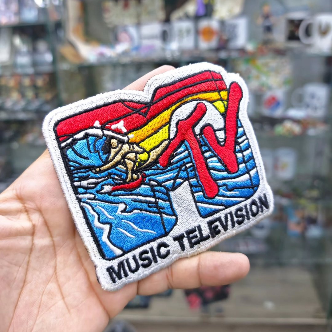 Embroidered Patch MTV 95 x 125 MM - alternate view
