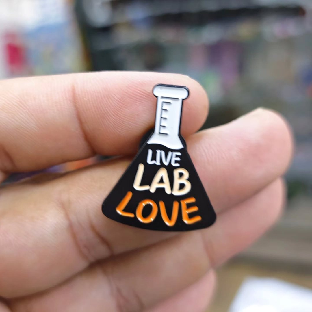 Live Lab Love Pins - alternate view