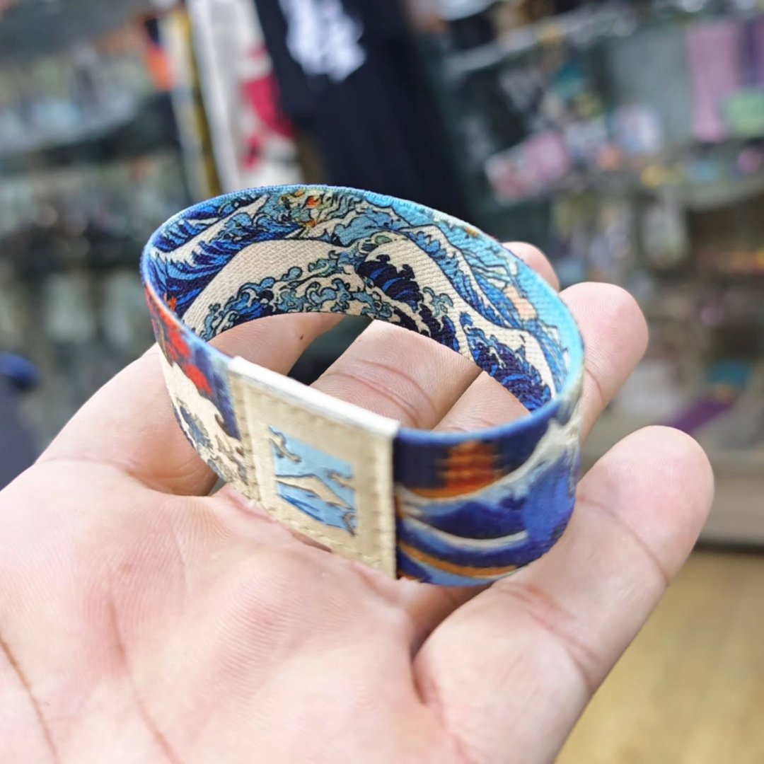 The Great Wave Bracelet - alternate view