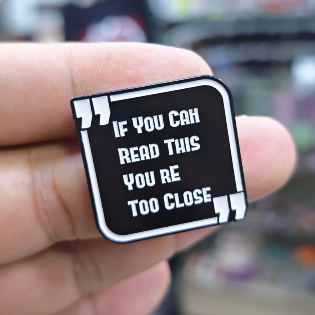 If You Can Read This Close Pins - alternate view