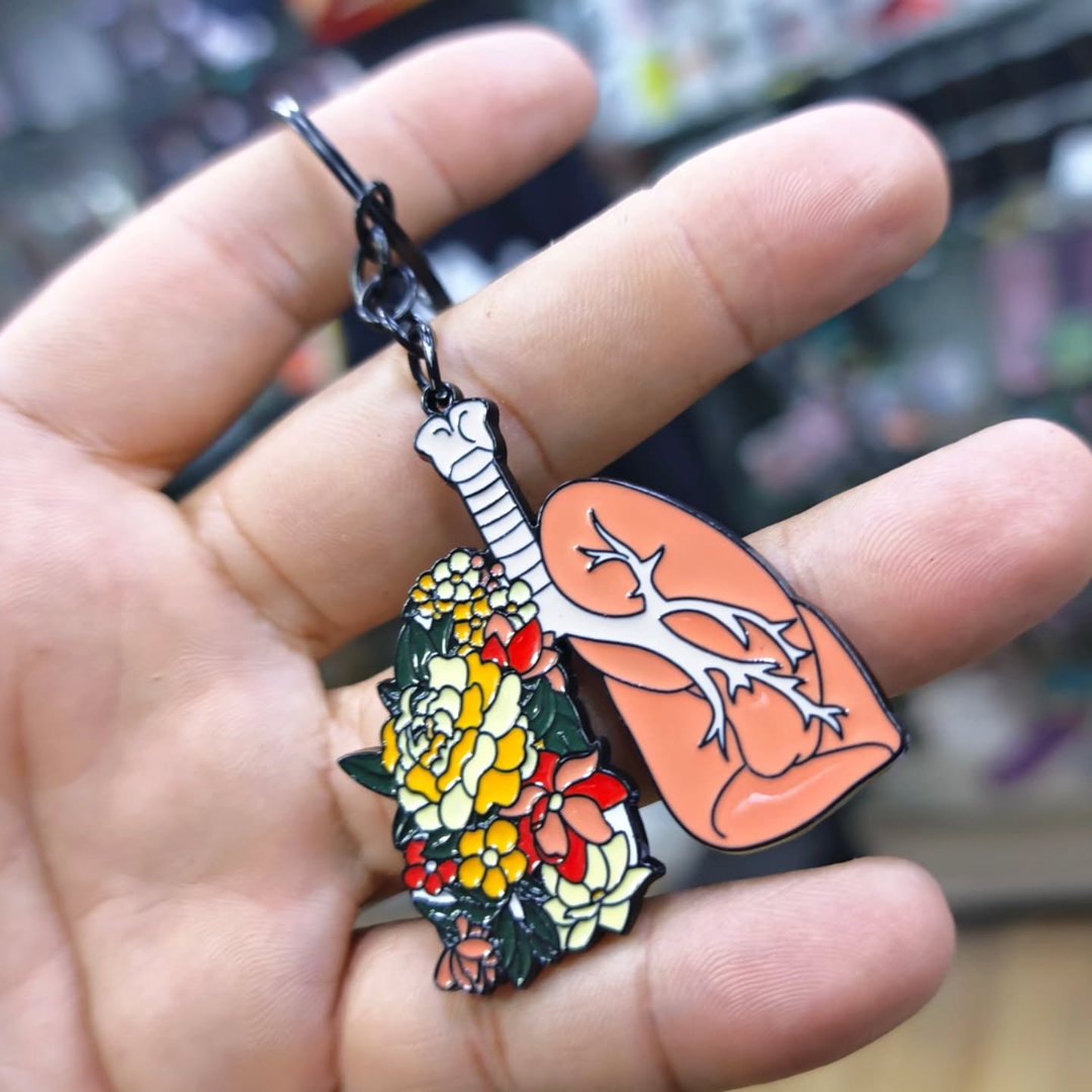 Hung Keychain - alternate view