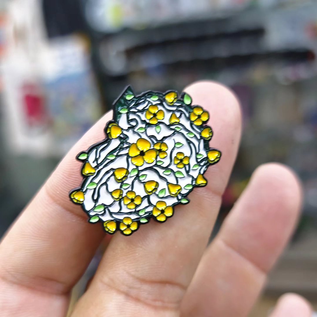 Flower Pins - alternate view