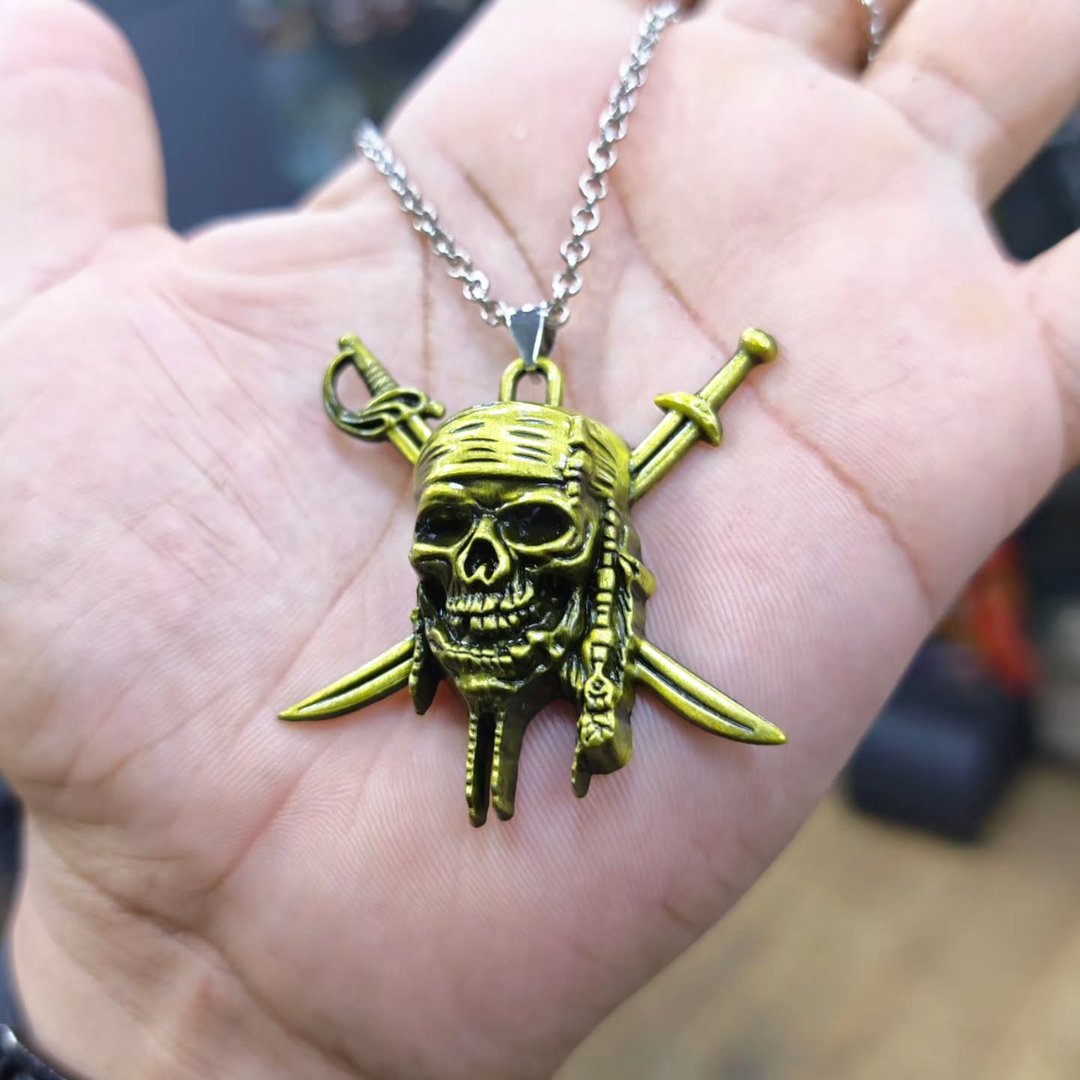Pirates of the Caribbean Necklace - alternate view