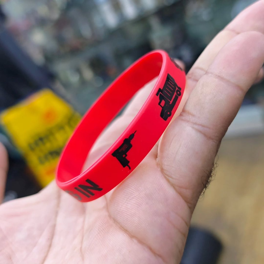 Dig In Construction Silicone Bracelet - alternate view