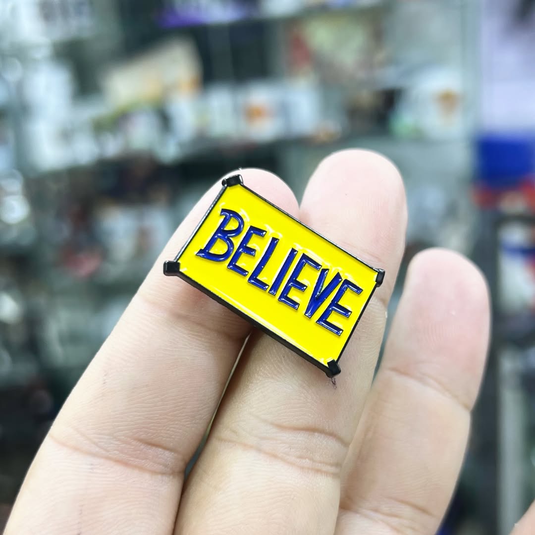 Believe Pins - alternate view