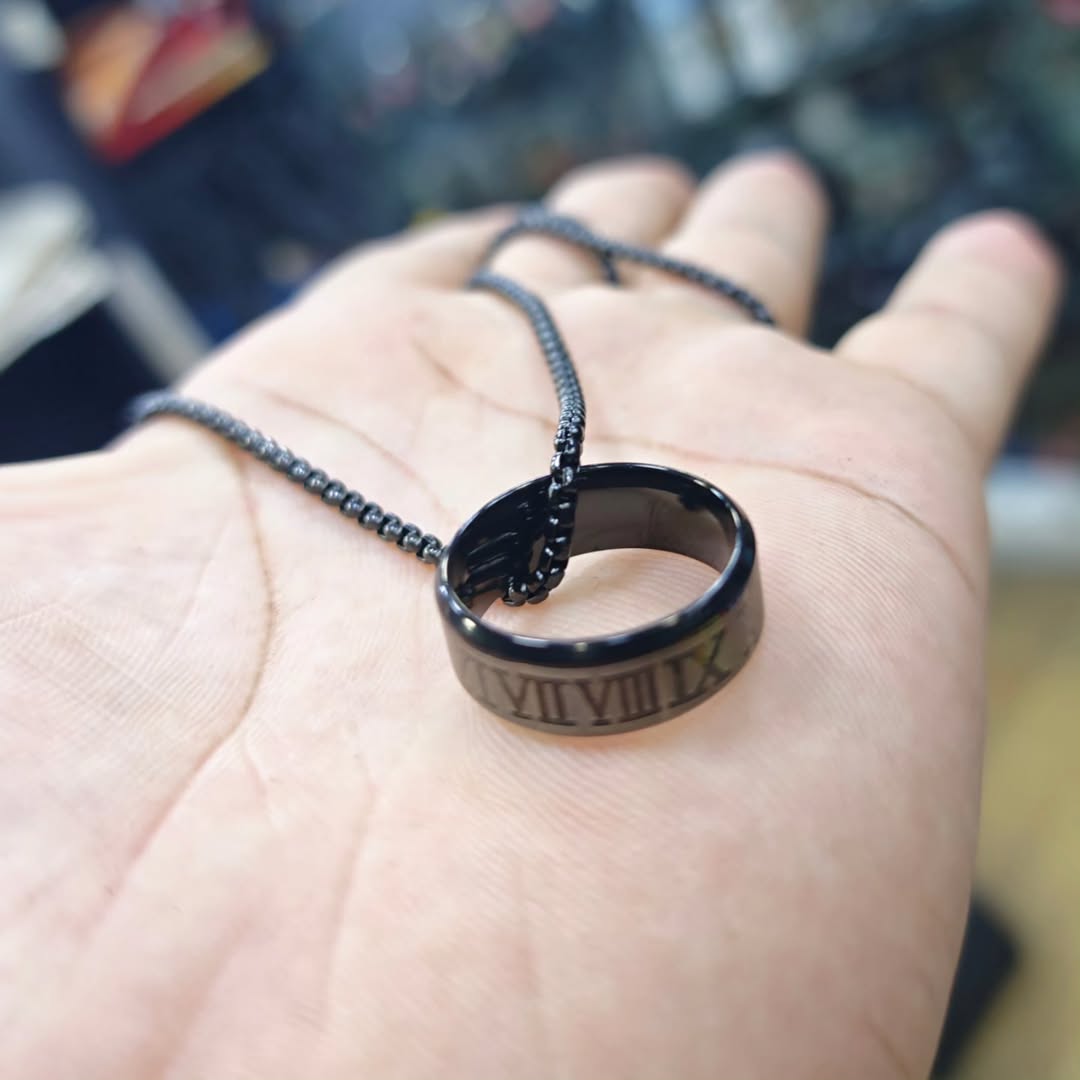 Roman Numeral Necklace - alternate view