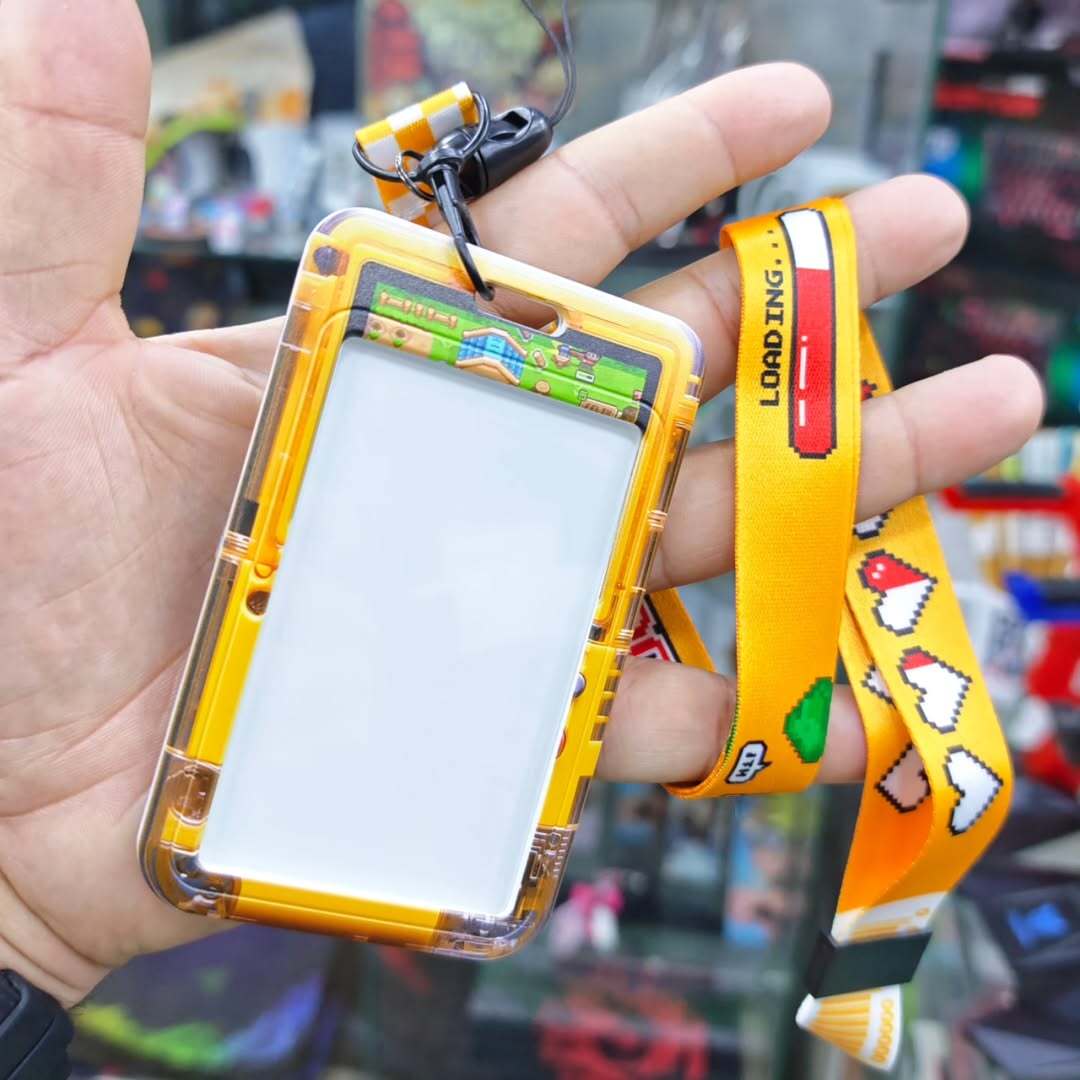 Retro Gaming Badge Holder - alternate view