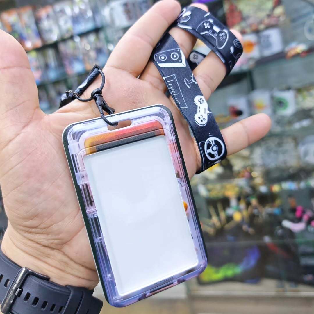 Retro Gaming Badge Holder - alternate view