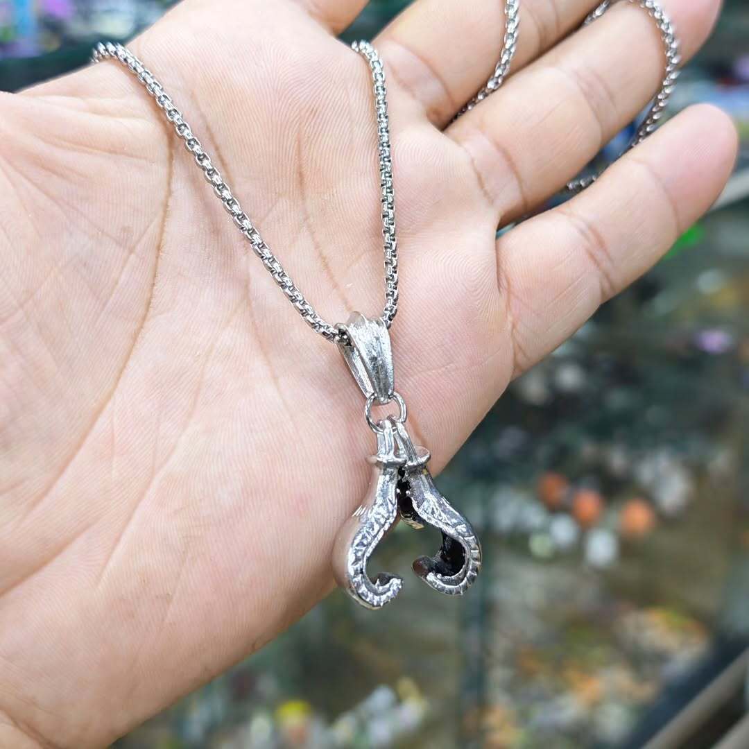 Boxing Necklace - alternate view