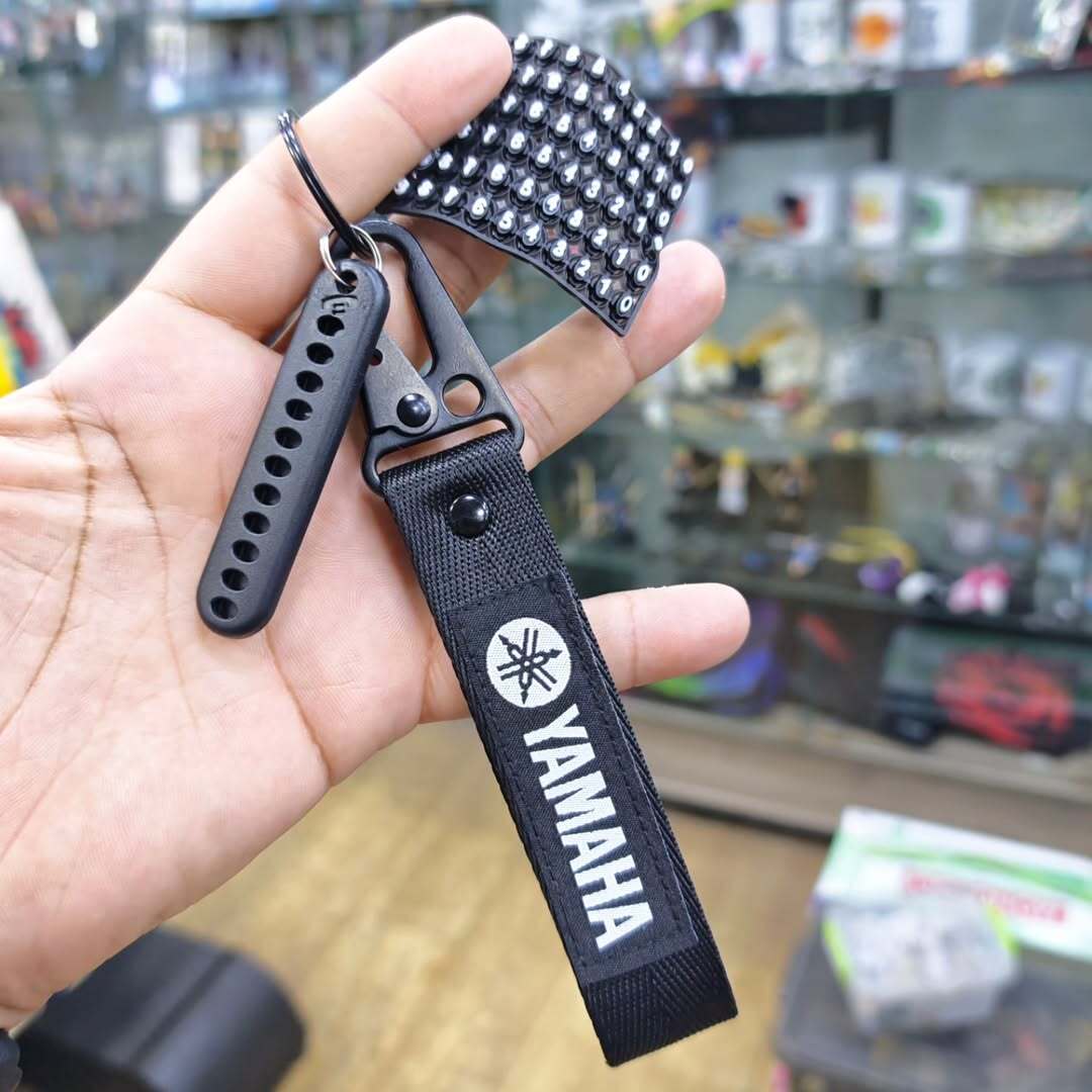 Yamaha Motorcycle Sport Car Keychain - alternate view