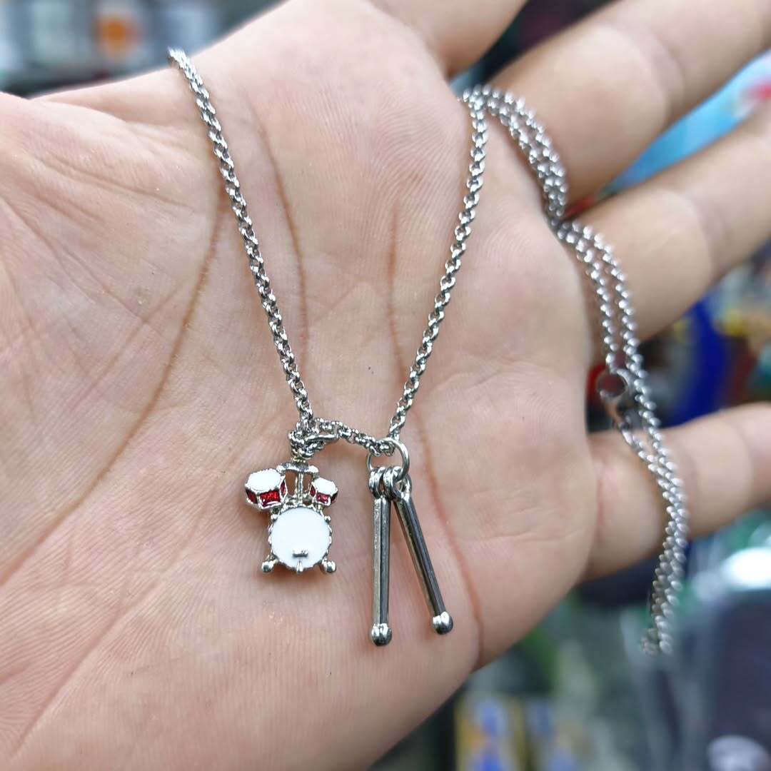 Drum Necklace - alternate view