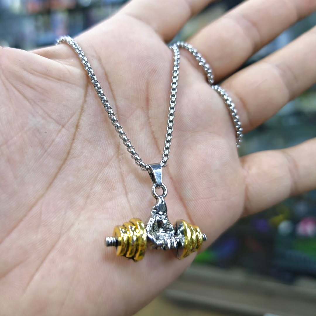 Bodybuilding Necklace - alternate view