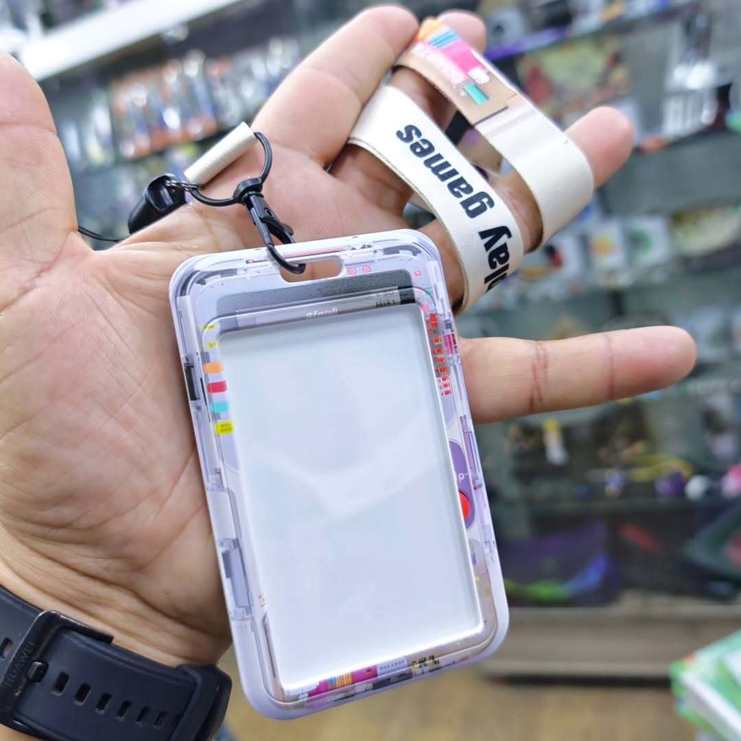 Retro Gaming Badge Holder - alternate view