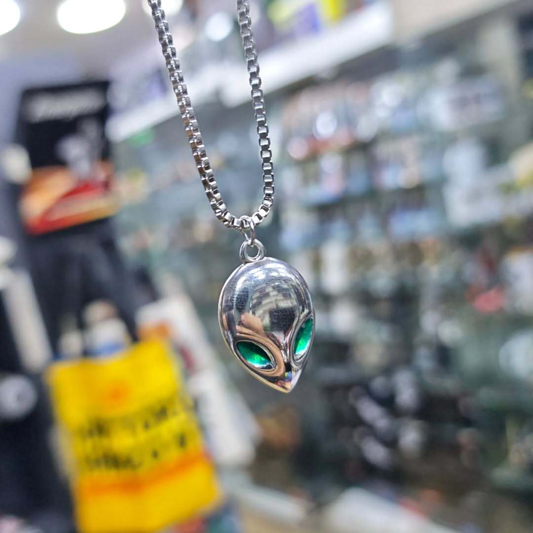 Alien Necklace - alternate view